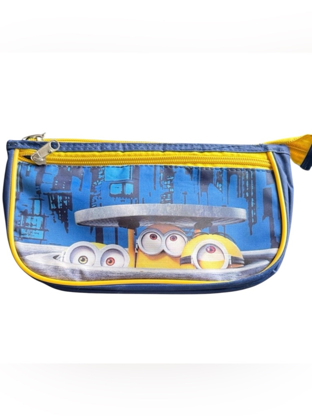 Kids Blue and Yellow Pencil Case